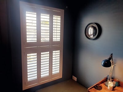 Tier on Tier Solidwood Shutters fitted in Ranelagh, Dublin 6