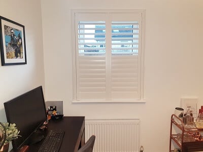 Plantation Blinds in Stepaside-Weston and Titan Range Shutters installed in Stepaside, Dublin