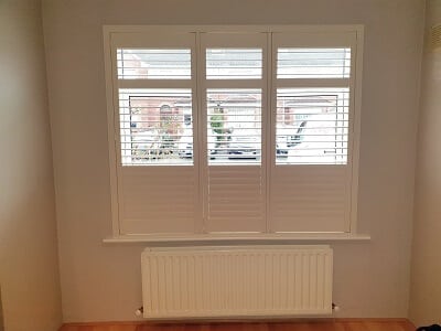 Shutters Blinds in Dublin-Weston Range Pearl Shutters installed in Swords, Dublin