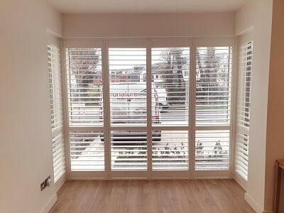 Window Shutters Dublin-Weston Range Shutters fitted in Carrickmines Manor, Carrickmines.