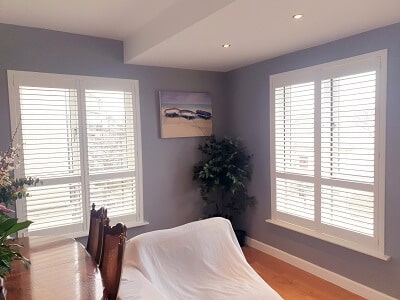 Plantation Shutters in Malahide, Co Dublin. Mix Of Titan & Weston Window Shutters