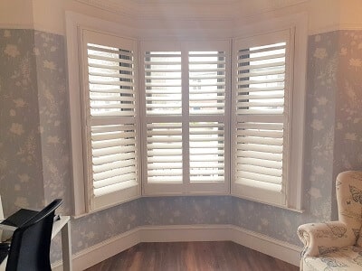 Shutters in Drumcondra made from Wood, PVC and MDF.