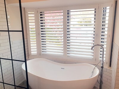 Bathroom Shutters Dublin -Weston and Vienna Range Shutters fitted in Raheny, Dublin 5