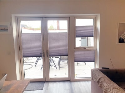 Multi-Functioning Pleated Blinds in Churchfields, Ashbourne, Meath