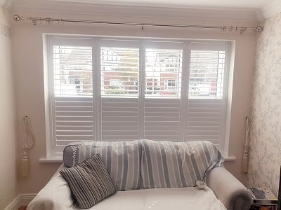 Castleknock Shutters – Pure White Weston Range Shutters fitted in Castleknock, Dublin 15