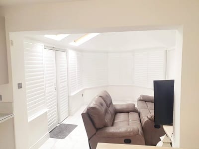 Coolock Plantation Shutters. White Window Shutters in Dublin 17