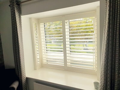 Ballinteer Wooden Shutters. Titan Window Plantation Blinds in Dublin 16.