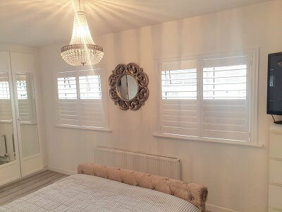 Dublin Shutters -Weston Shutters with Z type frame in Clarehall, Dublin.