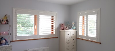 Skerries, Co Dublin. Weston and Titan Range 89mm Louver Shutters