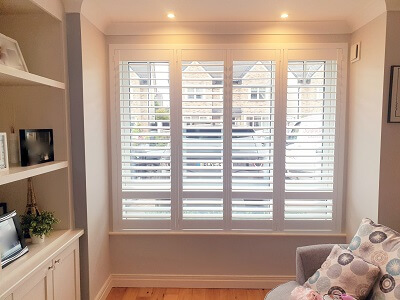 Castlepark Square, Dunboyne road, Maynooth. Silk White Weston Shutters