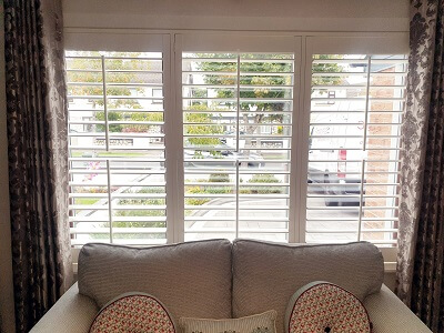 Castleknock, Dublin 15. Weston Range White Window Shutters