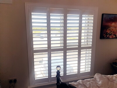 White Shutters in Castleknock. Shutters in Dublin 15