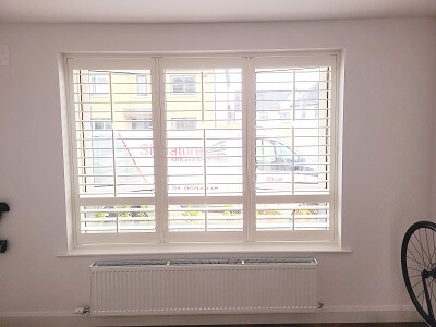 Sitting Room Shutters in Stamullen. Plantation Blinds in Meath