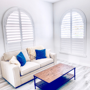 arch shaped shutters