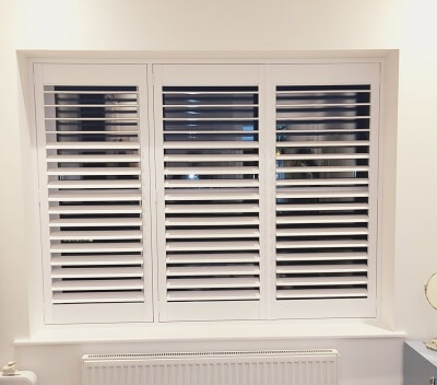 Bedroom Shutters in Clonee. Weston Shutters in Meath