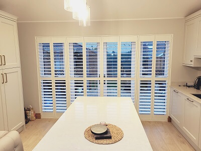 Shutter Blinds on Patio Doors in Citywest. Door Shutters in Dublin