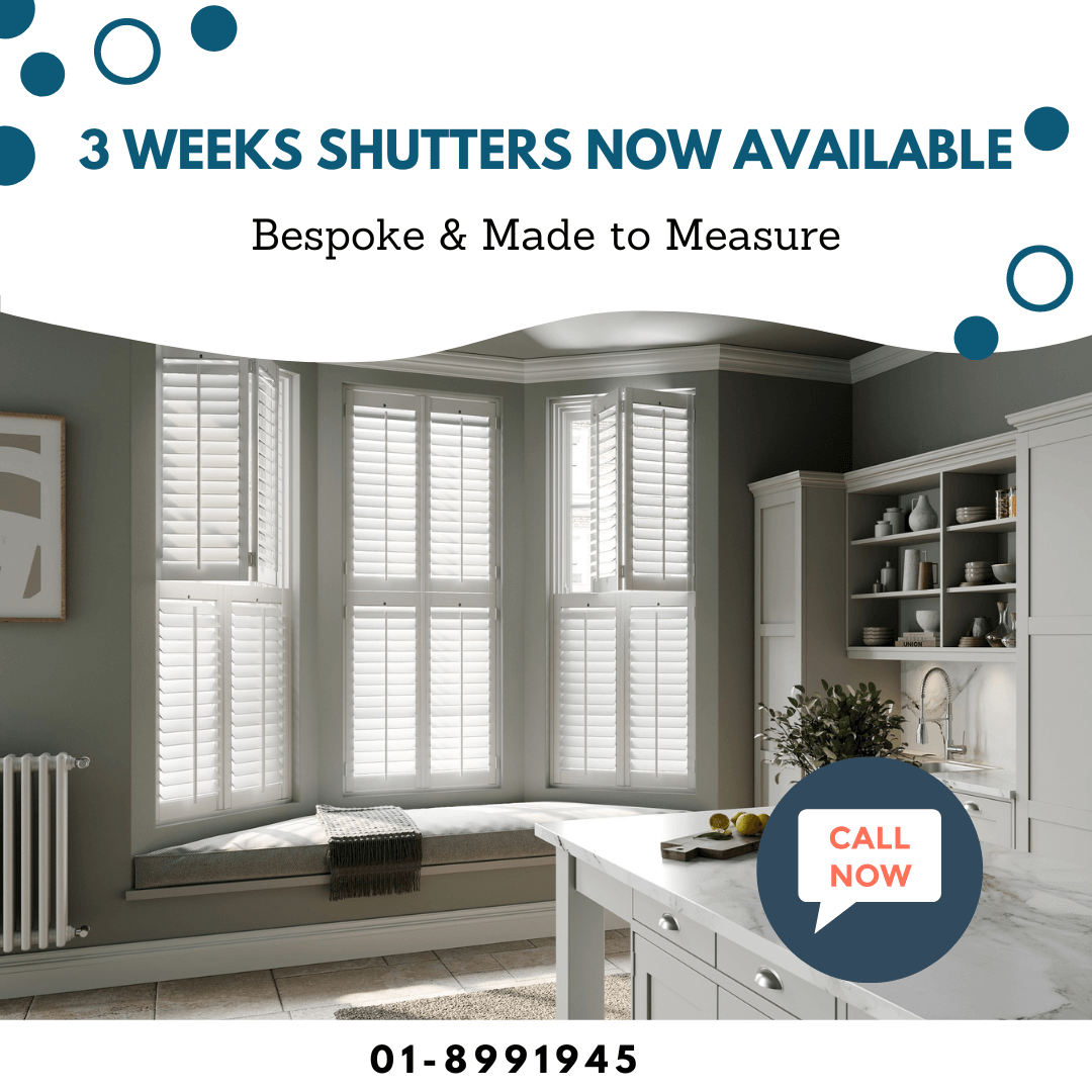 3 Week Shutters Now Available