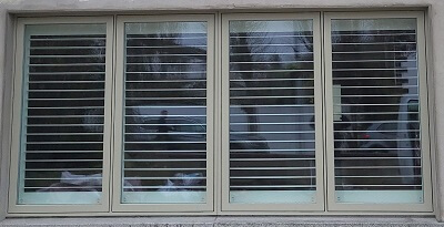 Shutters on new windows in Naas. New shutters on new windows in Kildare