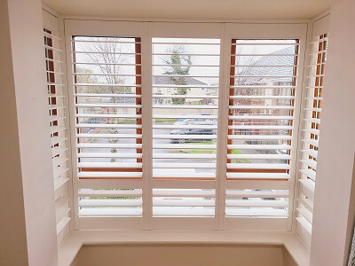 Bay and Door Shutters in Kilcock. Solidwood Shutters in Kildare