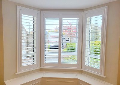 3 window bay shutter