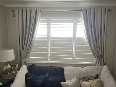 Shutters fitted throughout the house in  Leixlip, Kildare.