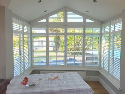 Gorgeous Shaped Shutters in Drumcondra, Dublin 7.