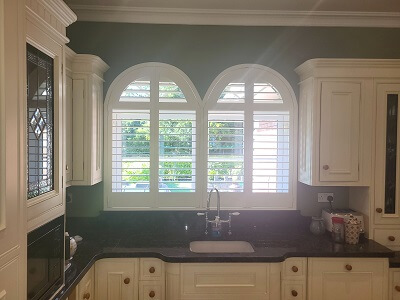 Arched Window Shutters installed in Navan, County Meath