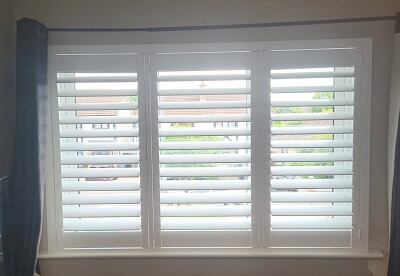 Z Frame Plantation Shutters fitted in Lucan, Dublin.