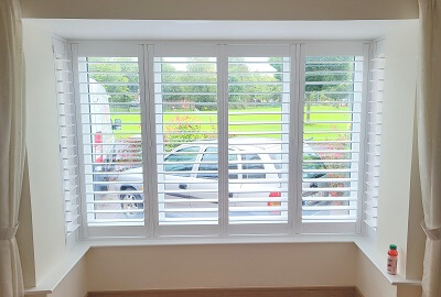 Front of house Plantation Shutters in Castleknock, Dublin 15.