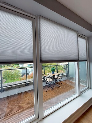 Pleated and Duette Blinds in Milltown. Blinds in Dublin 14
