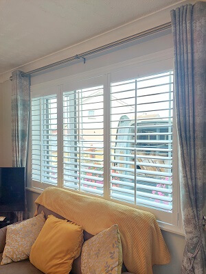 Weston Shutters installed in Navan. White Shutters in Meath.