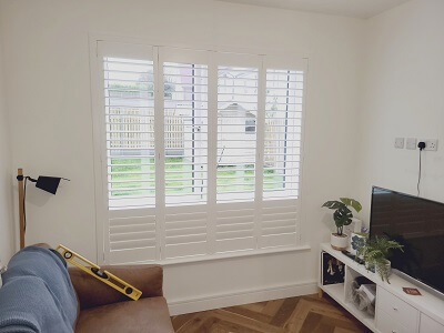 Plantation Shutters installed in Delgany. House of Shutters in Wicklow