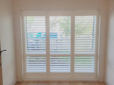 Front of House Shutters in Delgany. Plantation Shutters in Wicklow.