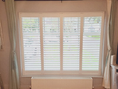 Solidwood Shutters in Castletown, Celbridge. Wood Shutters Kildare.