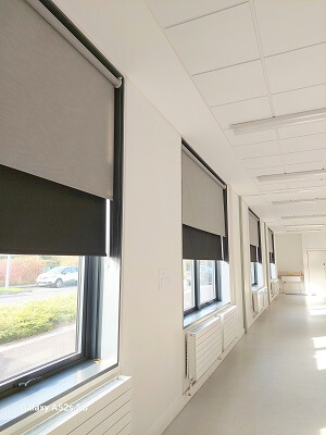 Double Roller Blinds installed in Adamstown Community Centre