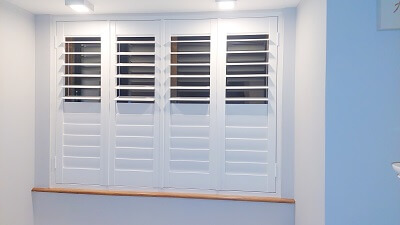 3 week Shutters installed in Rush. PVC shutters in Dublin.