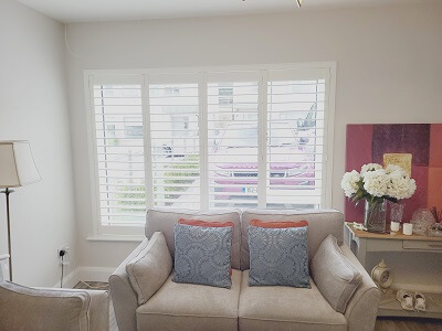 Silk White Plantation Shutters installed in Littlebrook, Delgany, Wicklow.