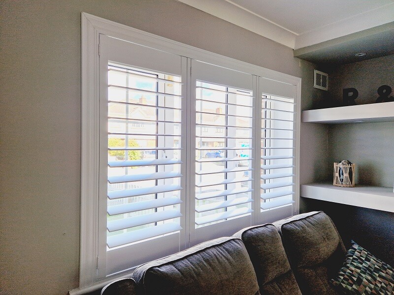 Weston Range Shutters with Hidden tilt in Hartstown, Dublin 15.