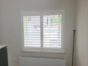 white shutters