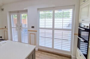 white shutters