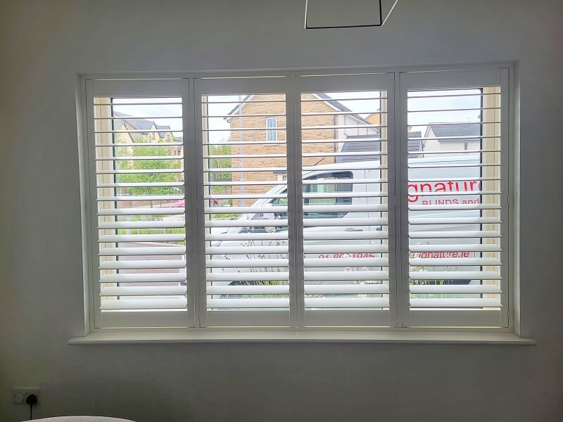 Window Shutters fitted in Castleknock. Shutters in Dublin 15