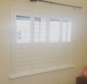 white shutters