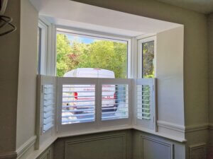 white shutters