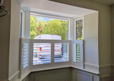 white shutters