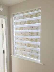 white blinds