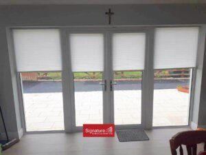 view of Pleated Blinds on Doors