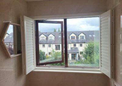 Bathroom Shutters Open