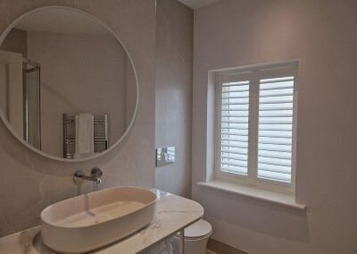 Bathroom Shutters Open