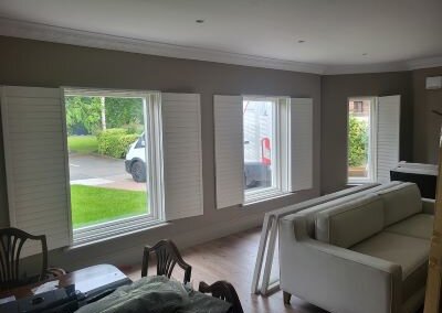 Living Room Open Wide Shutters