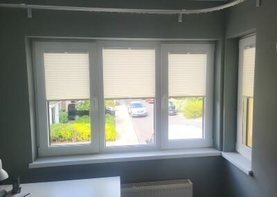 Pleated Blinds Closed